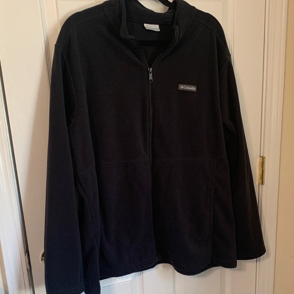Columbia Black Full-Zip Fleece Jacket